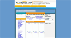 Desktop Screenshot of filtertopia.com
